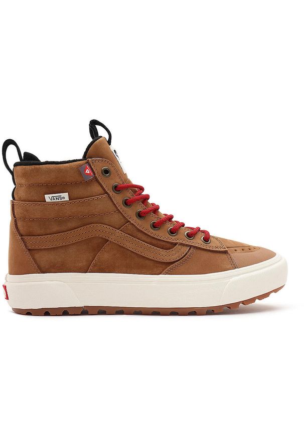 Buty Vans Sk8 Hi Mte 2, Mężczyźni. Kolor: brązowy. Materiał: zamsz, materiał. Model: Vans SK8