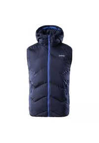 Hi-tec - Kamizelka bezrękawnik męski Hi-Tec Charmo - granatowa, Rozmiar L. Kolor: niebieski. Długość rękawa: bez rękawów. Sezon: wiosna, jesień. Sport: turystyka piesza #1