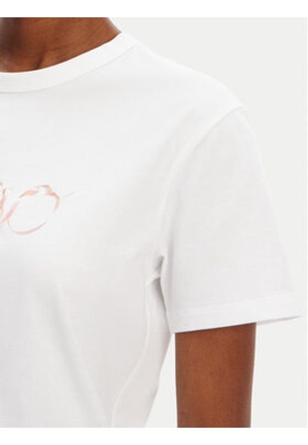 Hugo - HUGO T-Shirt Damacia_5 50544868 Biały Regular Fit. Kolor: biały. Materiał: bawełna