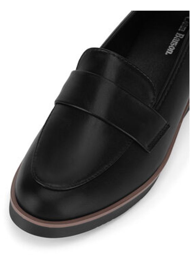 Clara Barson Półbuty WYL3395-4 Czarny. Kolor: czarny. Materiał: skóra