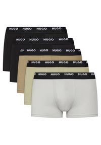 Hugo - HUGO Komplet 5 par bokserek 50532619 Kolorowy. Materiał: bawełna. Wzór: kolorowy