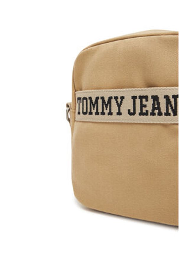 Tommy Jeans Saszetka Retro Cool Reporter AM0AM13277 Beżowy. Kolor: beżowy. Materiał: materiał