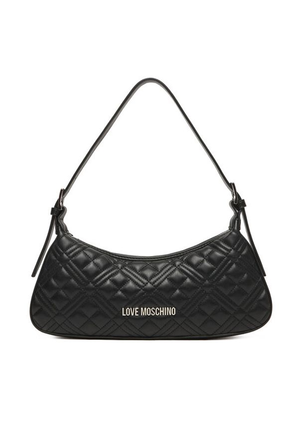 Love Moschino - LOVE MOSCHINO Torebka JC4142PP0NLA000B Czarny. Kolor: czarny. Materiał: skórzane