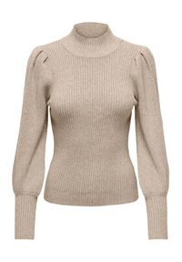 only - ONLY Sweter Katia 15232494 Beżowy Regular Fit. Kolor: beżowy. Materiał: syntetyk #5