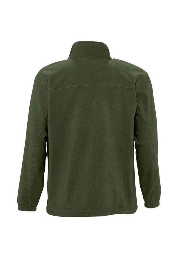 SOL'S - Bluza Polarowa Unisex Dla Dorosłych North. Kolor: zielony. Materiał: polar. Sezon: zima