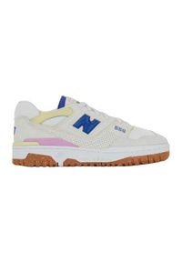 Buty New Balance 550 beżowe. Kolor: niebieski, żółty, beżowy, wielokolorowy. Materiał: skóra #1