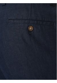 MICHAEL Michael Kors Chinosy CS5304BBEY Granatowy Straight Fit. Kolor: niebieski. Materiał: len #4