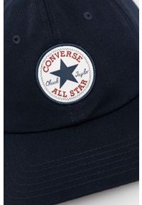 Converse czapka kolor granatowy z aplikacją. Kolor: niebieski. Wzór: aplikacja #4