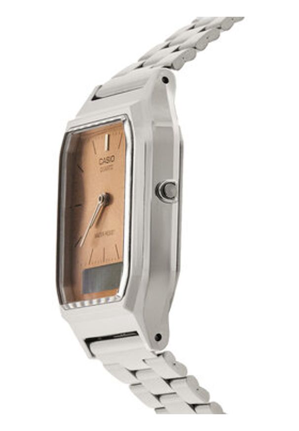 Casio Zegarek Vintage AQ-230A-4AMQYES Srebrny. Kolor: srebrny. Styl: vintage