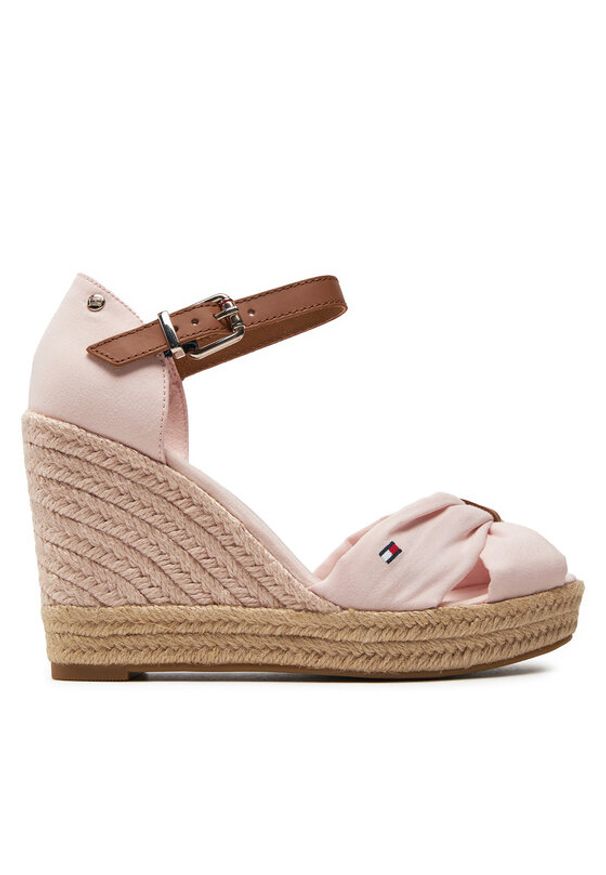 TOMMY HILFIGER - Tommy Hilfiger Espadryle FW0FW04784 Różowy. Kolor: różowy. Materiał: materiał