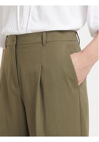 Hugo - HUGO Spodnie materiałowe Tiana17 50564491 Zielony Relaxed Fit. Kolor: zielony. Materiał: wiskoza #3