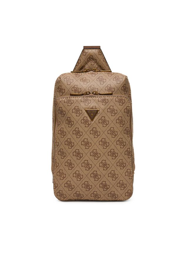 Guess Saszetka HMMILO P5226 Brązowy. Kolor: brązowy. Materiał: skóra