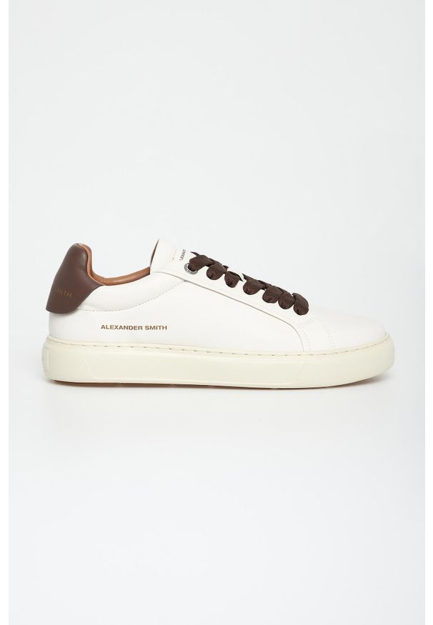 Alexander Smith - Sneakersy męskie skórzane ALEXANDER SMITH. Materiał: skóra