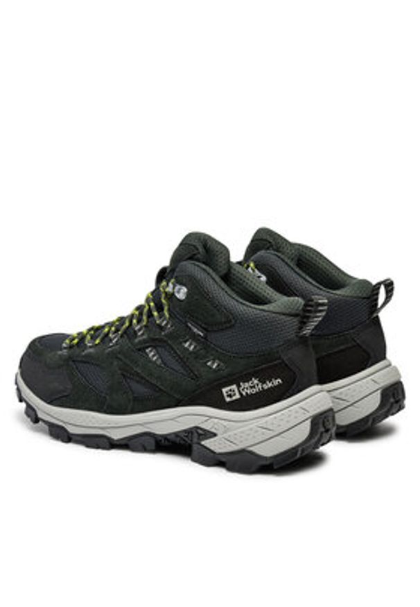 Jack Wolfskin Trekkingi Vojo Tour Texapore Mid M A62072 Czarny. Kolor: czarny. Materiał: skóra. Sport: turystyka piesza