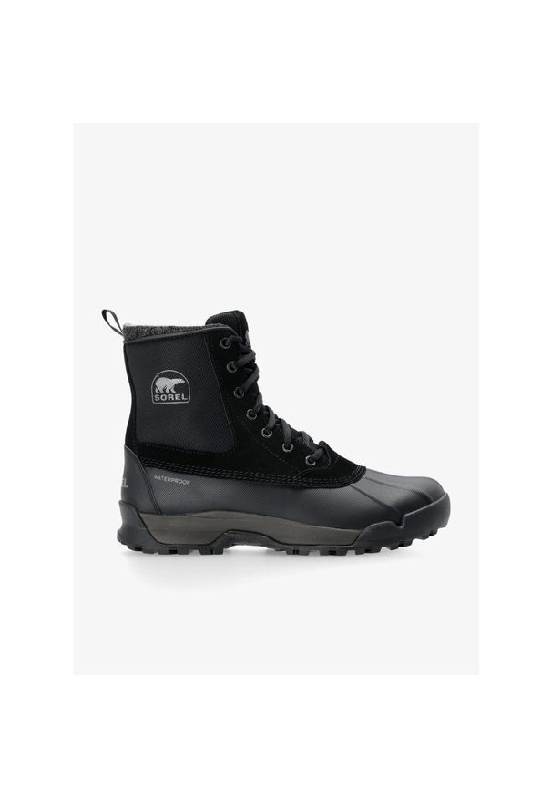 sorel - Buty zimowe męskie Sorel Buxton Lite Boot WP. Kolor: czarny. Sezon: zima. Sport: turystyka piesza
