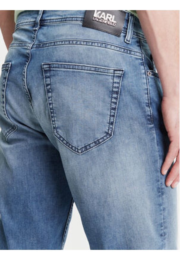 Karl Lagerfeld - KARL LAGERFELD Szorty jeansowe 265820 552833 Niebieski Regular Fit. Kolor: niebieski. Materiał: bawełna