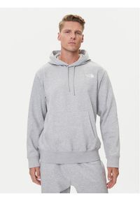 The North Face Bluza Essential NF0A89ES Szary Regular Fit. Kolor: szary. Materiał: bawełna