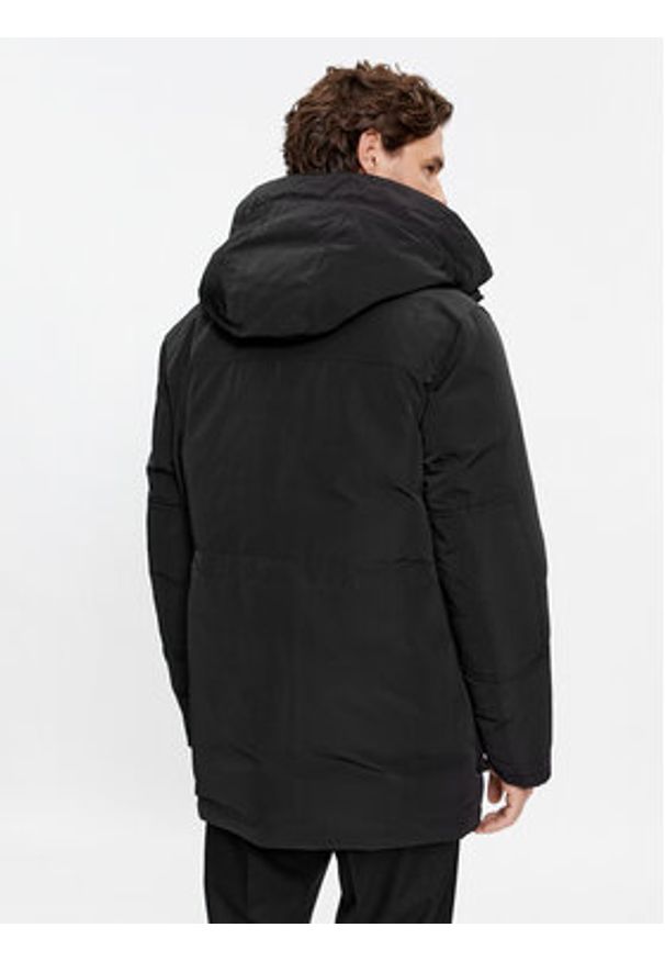 BOSS - Boss Kurtka puchowa Dadico 50499371 Czarny Regular Fit. Kolor: czarny. Materiał: syntetyk