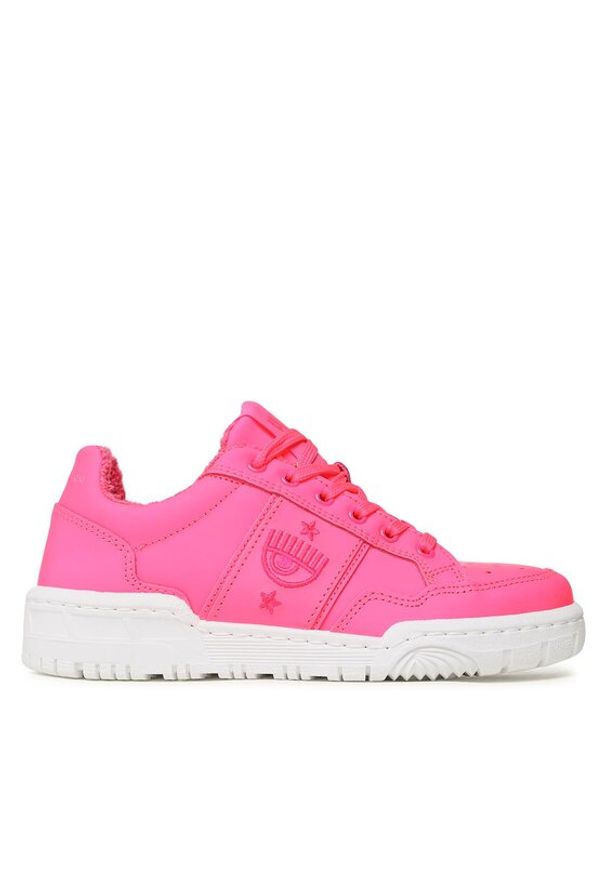 Chiara Ferragni Sneakersy CF3109-037 Różowy. Kolor: różowy. Materiał: skóra