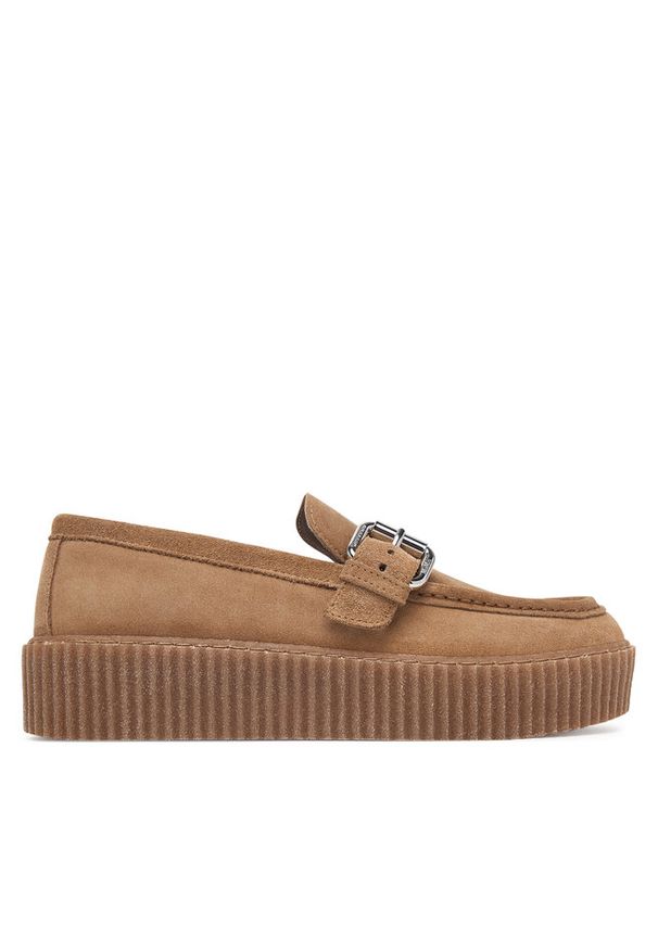 Półbuty Weekend Max Mara. Kolor: brązowy