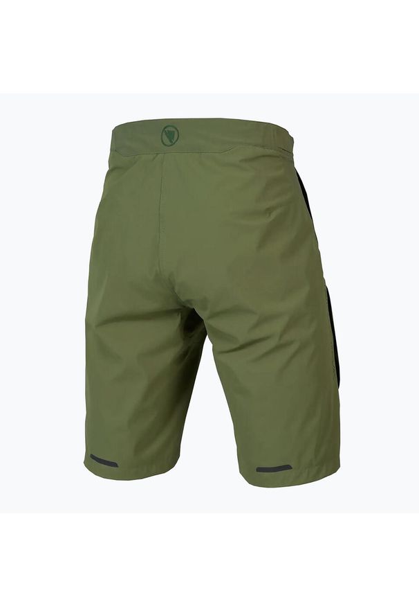 ENDURA - Spodenki rowerowe męskie Endura GV500 Foyle Baggy Short. Kolor: zielony