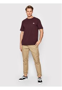 Dickies T-Shirt Mapleton DK0A4XDBMR0 Bordowy Regular Fit. Kolor: czerwony. Materiał: bawełna #2