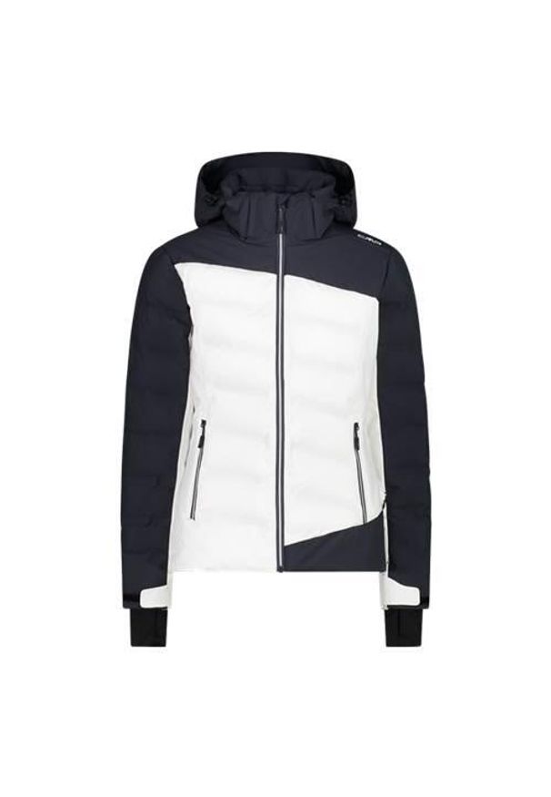 Kurtka narciarska damska CMP 34W4596A001. Typ kołnierza: kaptur. Kolor: wielokolorowy. Materiał: syntetyk. Sezon: zima. Sport: narciarstwo