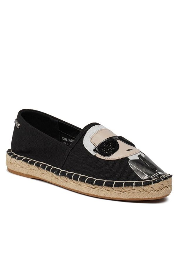 Karl Lagerfeld - Espadryle KARL LAGERFELD. Kolor: czarny