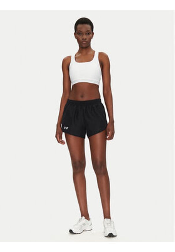 Under Armour Szorty sportowe Fly By 3" 1382438 Czarny Loose Fit. Kolor: czarny. Materiał: syntetyk