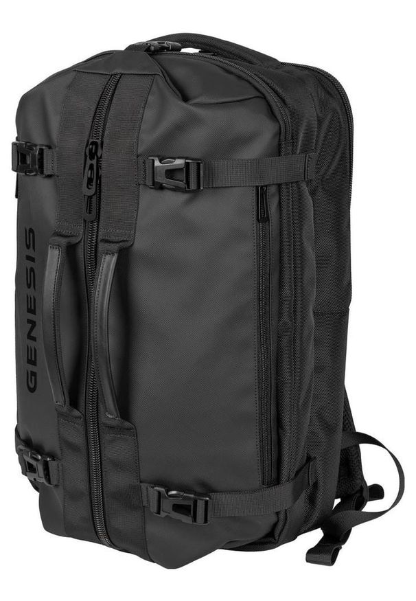 Plecak Genesis Pallad 570 17.3'' czarny. Kolor: czarny. Materiał: tkanina, materiał. Styl: casual