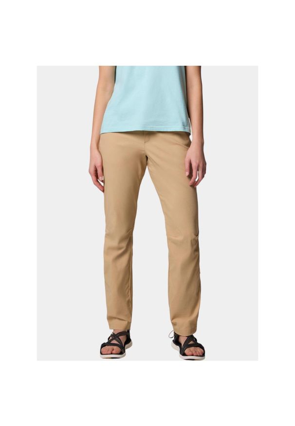 columbia - Spodnie Damskie Columbia Leslie Falls II. Kolor: beżowy. Sezon: lato. Sport: turystyka piesza