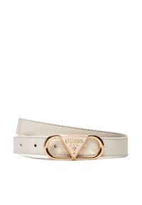 Guess Pasek Damski BW9270 P5320 Biały. Kolor: biały. Materiał: skóra