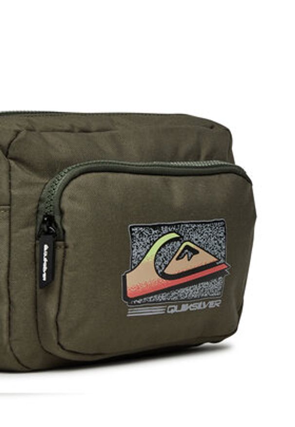 Quiksilver Saszetka QUIC-M-004-07 Khaki. Kolor: brązowy. Materiał: materiał