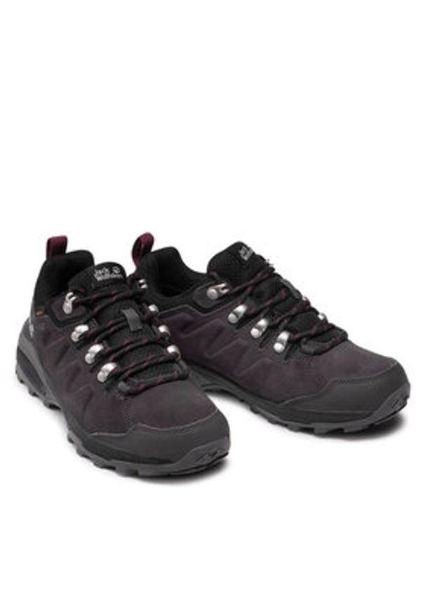 Jack Wolfskin Trekkingi Refudio Texapore Low W 4050821 Fioletowy. Kolor: fioletowy. Materiał: zamsz, skóra