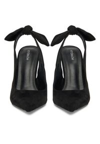 DeeZee Szpilki YUC1996-P-B1G Czarny. Kolor: czarny. Materiał: materiał. Obcas: na szpilce #6