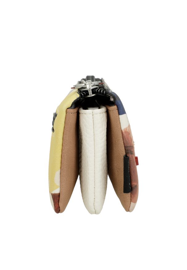 Pomarańczowy Oryginalny Damski Portfel Anekke. Kolor: pomarańczowy. Wzór: aplikacja