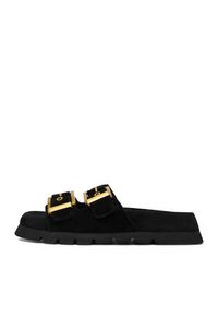 Badura Klapki EO-ALIVIA-LT2525-1 Czarny. Kolor: czarny. Materiał: zamsz, skóra #7