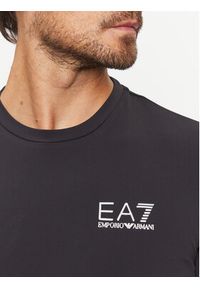 EA7 Emporio Armani T-Shirt 6RPT42 PJJFZ 1200 Czarny Regular Fit. Kolor: czarny. Materiał: syntetyk #5