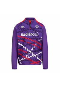 Kappa - Bluza Fiorentina Ablaspre Pro 8 2024/25. Kolor: czerwony, fioletowy, wielokolorowy. Sport: piłka nożna