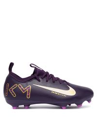 Nike Buty do piłki nożnej Jr Zoom Vapor 16 Acad Km Fg/Mg FQ8394-500 Fioletowy. Kolor: fioletowy. Materiał: skóra. Model: Nike Zoom