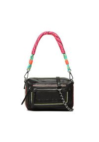 Desigual Torebka 23SAXP67 Czarny. Kolor: czarny. Materiał: skórzane #1