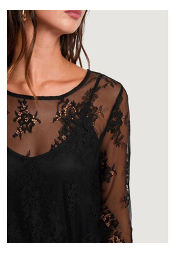 Morgan De Toi Longsleeve 261-TCITY Czarny Modern Fit. Kolor: czarny. Długość rękawa: długi rękaw