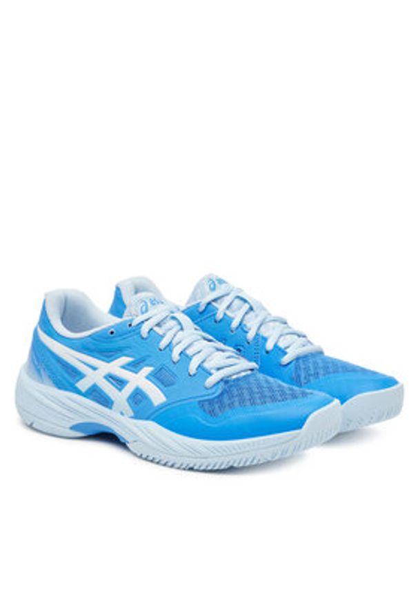 Asics Buty halowe Gel-Court Hunter 3 1072A090 Niebieski. Kolor: niebieski. Materiał: materiał
