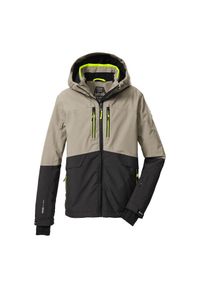 Kurtka narciarska z kapturem dla dzieci Killtec KSW 201. Typ kołnierza: kaptur. Kolor: beżowy. Sezon: zima. Sport: narciarstwo #1