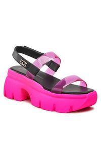 Giuseppe Zanotti - GIUSEPPE ZANOTTI Sandały E200081 Różowy. Kolor: różowy. Materiał: skóra #3