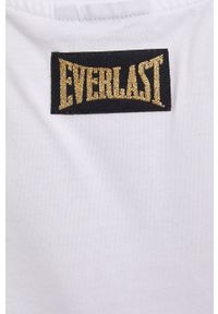 EVERLAST - Everlast T-shirt bawełniany kolor biały. Okazja: na co dzień. Kolor: biały. Materiał: bawełna. Wzór: nadruk. Styl: casual