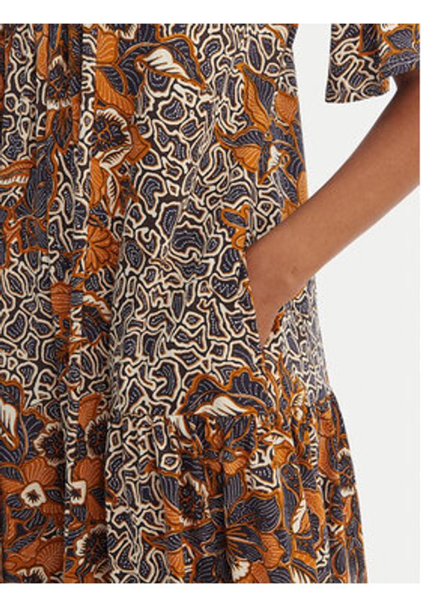 Weekend Max Mara Sukienka codzienna Fuoco 2615621072 Granatowy Regular Fit. Okazja: na co dzień. Kolor: niebieski. Materiał: bawełna. Typ sukienki: proste. Styl: casual