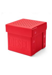 Diesel zegarek męski kolor czarny. Kolor: czarny. Materiał: skóra, materiał #2