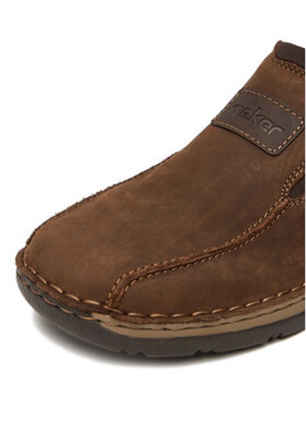 Rieker Półbuty 05363-26 Brązowy. Kolor: brązowy. Materiał: nubuk, skóra