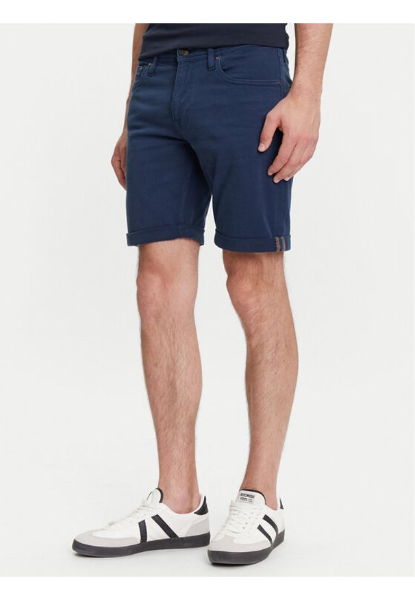 Jack & Jones Szorty jeansowe Rick 12274985 Granatowy Regular Fit. Kolor: niebieski. Materiał: bawełna